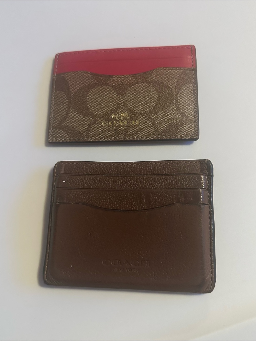 Coach card holders